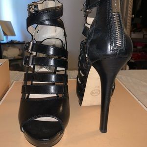 Michael Kors leather heels